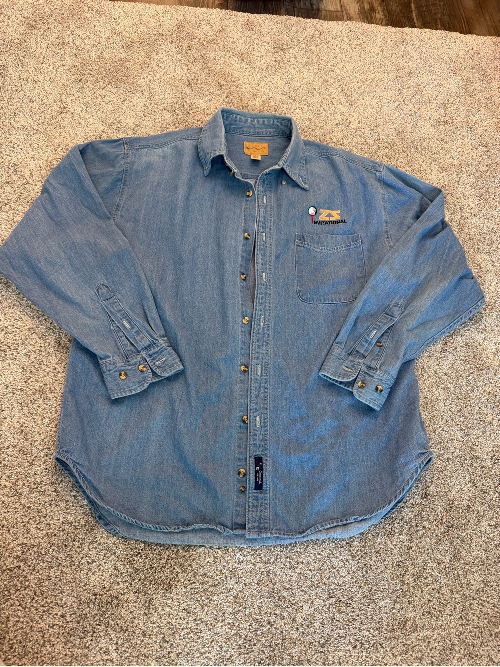 vintage jean shirt